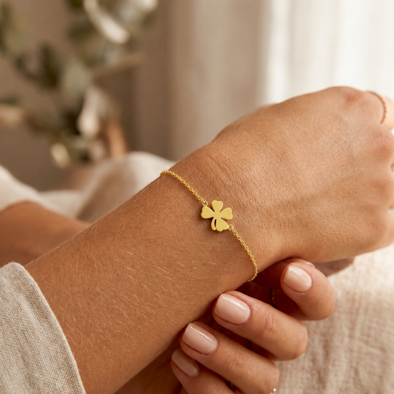 Bracelet de trèfle