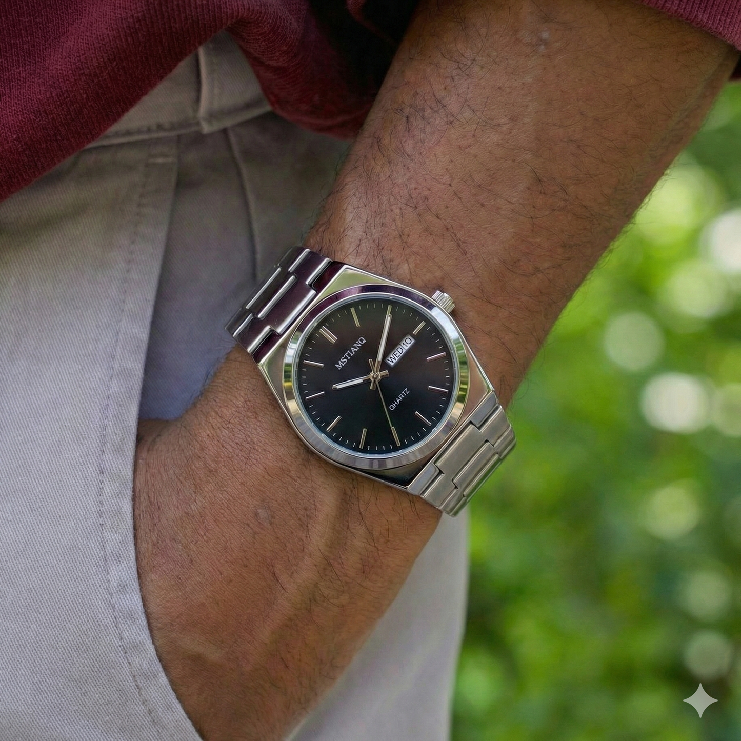 Montre Homme Élégance 42mm — Acier Premium & Étanche