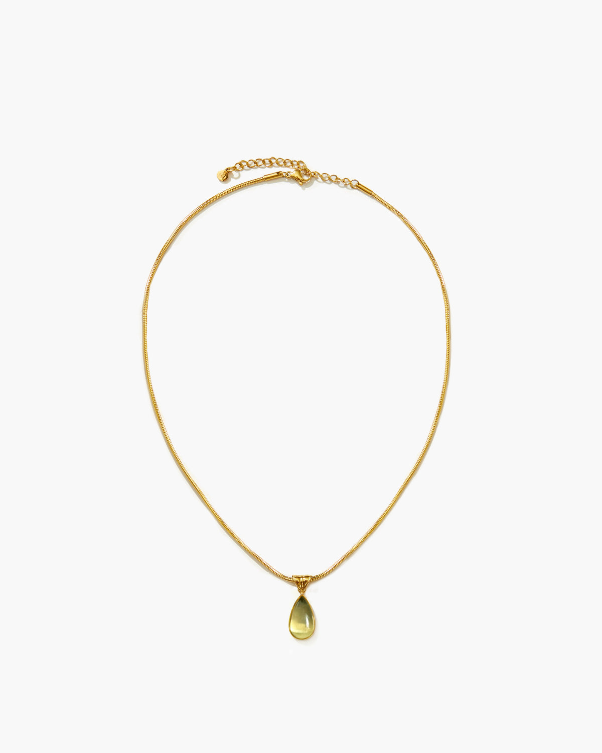 Collier en Acier Inoxydable Goutte d'eau