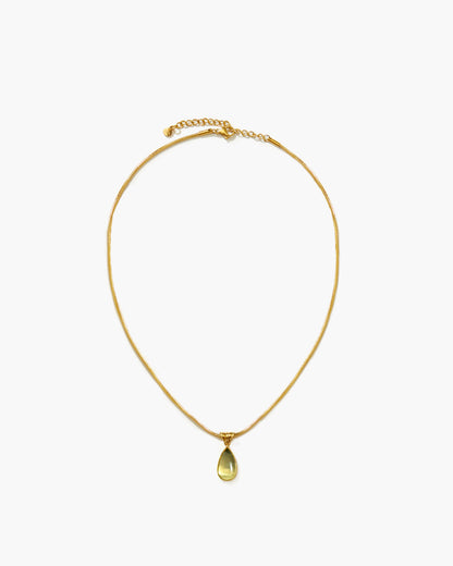 Collier en Acier Inoxydable Goutte d'eau