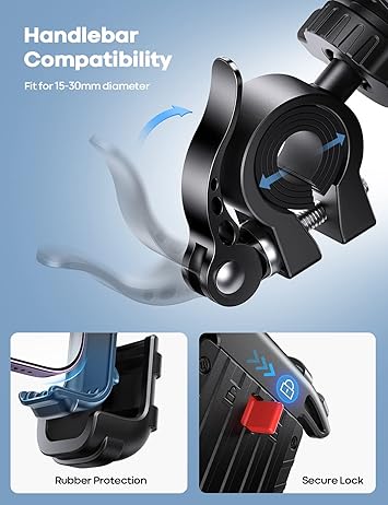 Support Guidon Ultra puissant 360° - Vélo, Moto & Trottinette