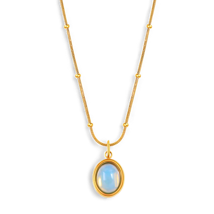 COLLIER LAGUNE ÉCLAT EN ACIER INOXYDABLE