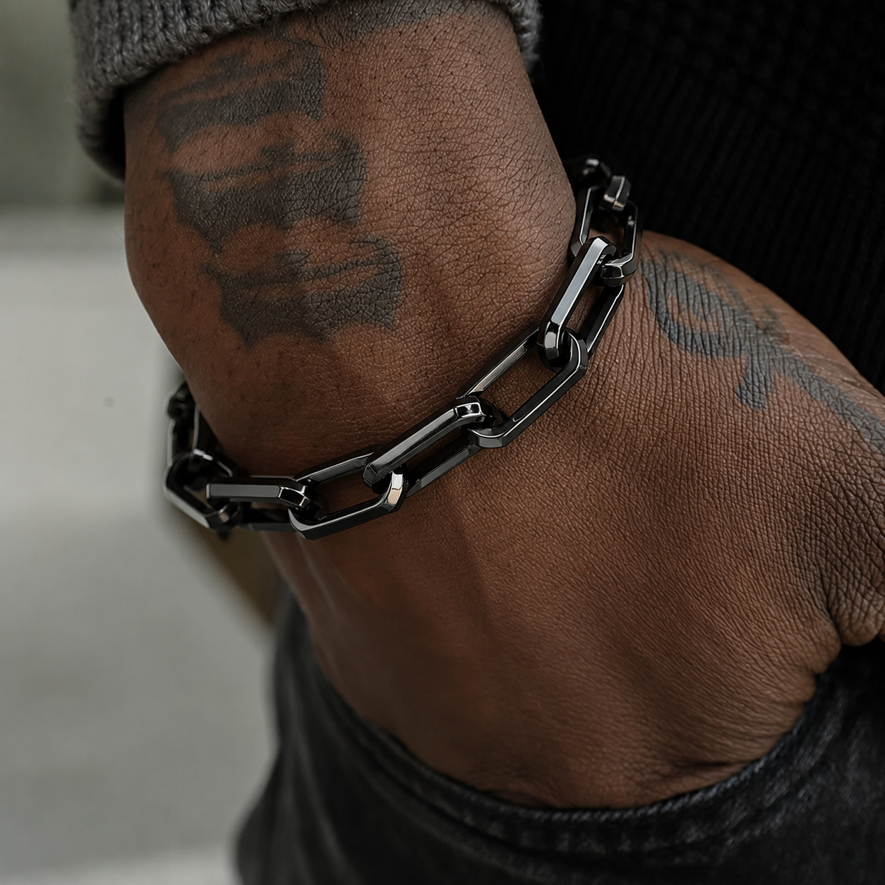 BRACELET RÉPUBLIQUE - NOIR MAT
