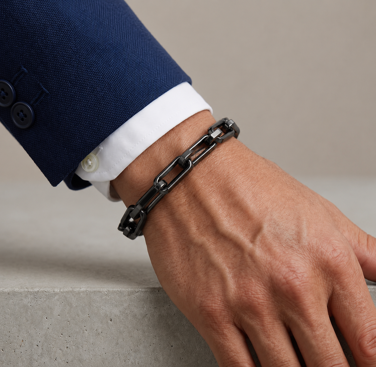 BRACELET RÉPUBLIQUE - NOIR MAT