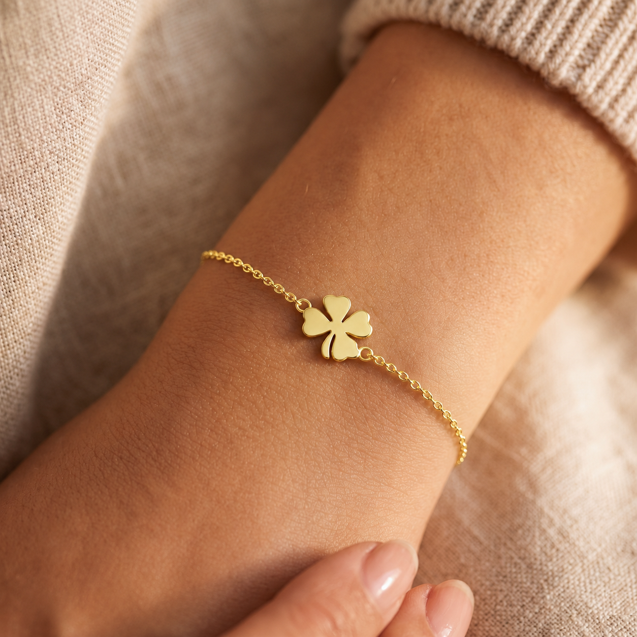Bracelet de trèfle