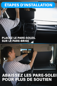 Pare-soleil voiture anti-UV — protection chaleur & intérieur frais