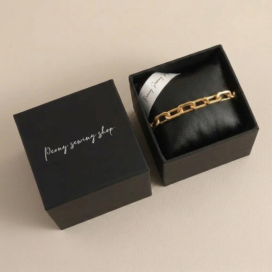 BRACELET OR 18K À MAILLONS RÉPUBLIQUE