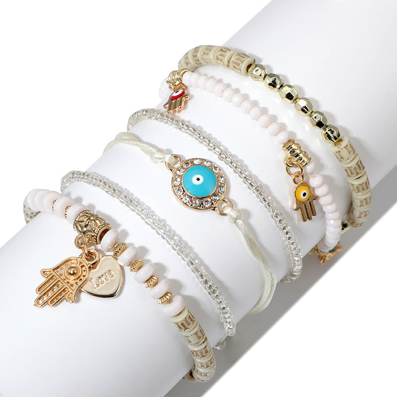 Bracelets Bohème Perles & Coeurs