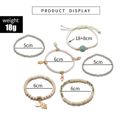 Bracelets Bohème Perles & Coeurs