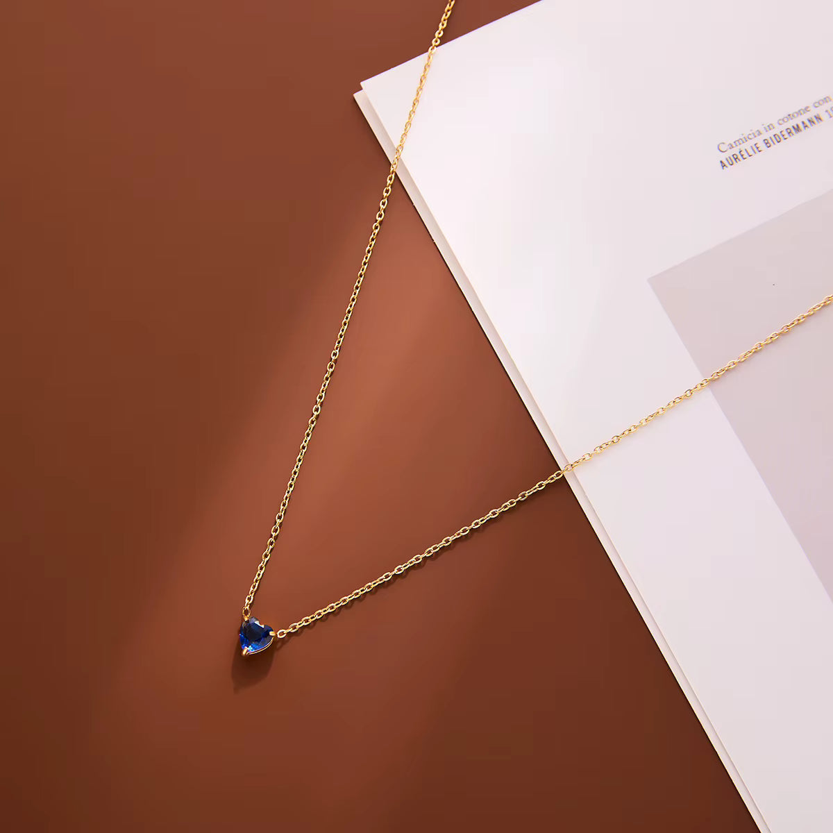 Collier Chaîne Clavicule Cœur Délicat