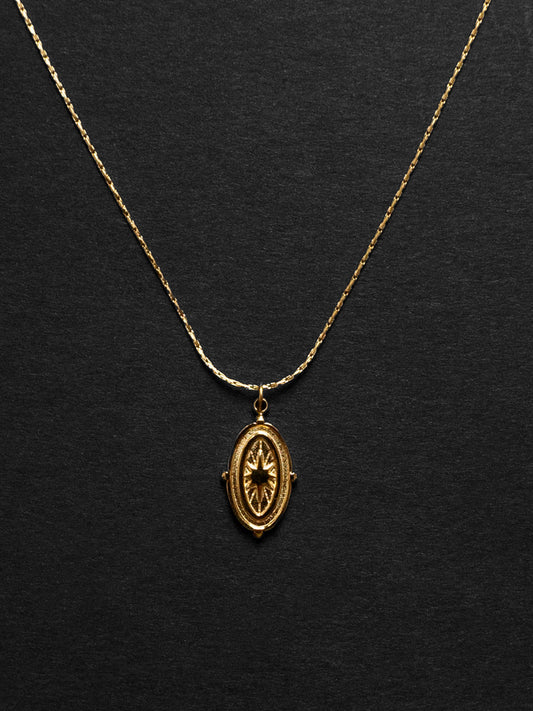 Collier en acier inoxydable « Polaris, l'étoile polaire »