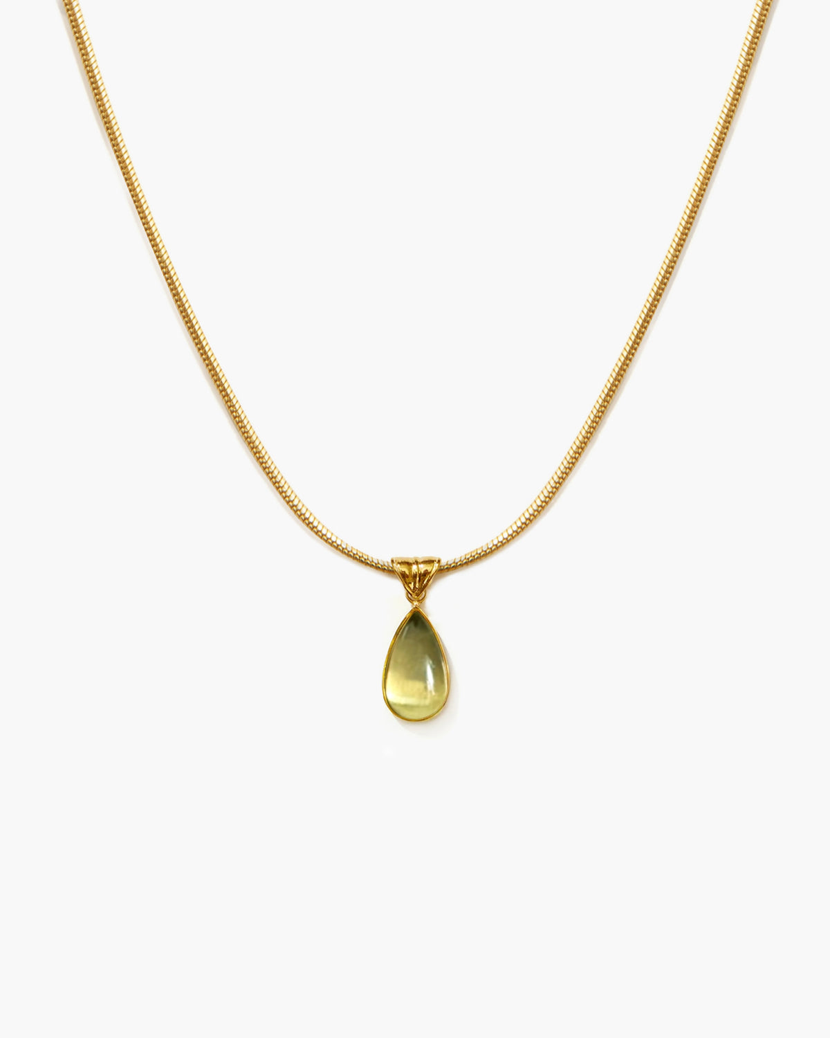 Collier en Acier Inoxydable Goutte d'eau